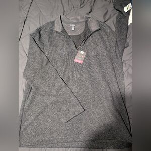 Van Heusen Gray Zip Up Sweater